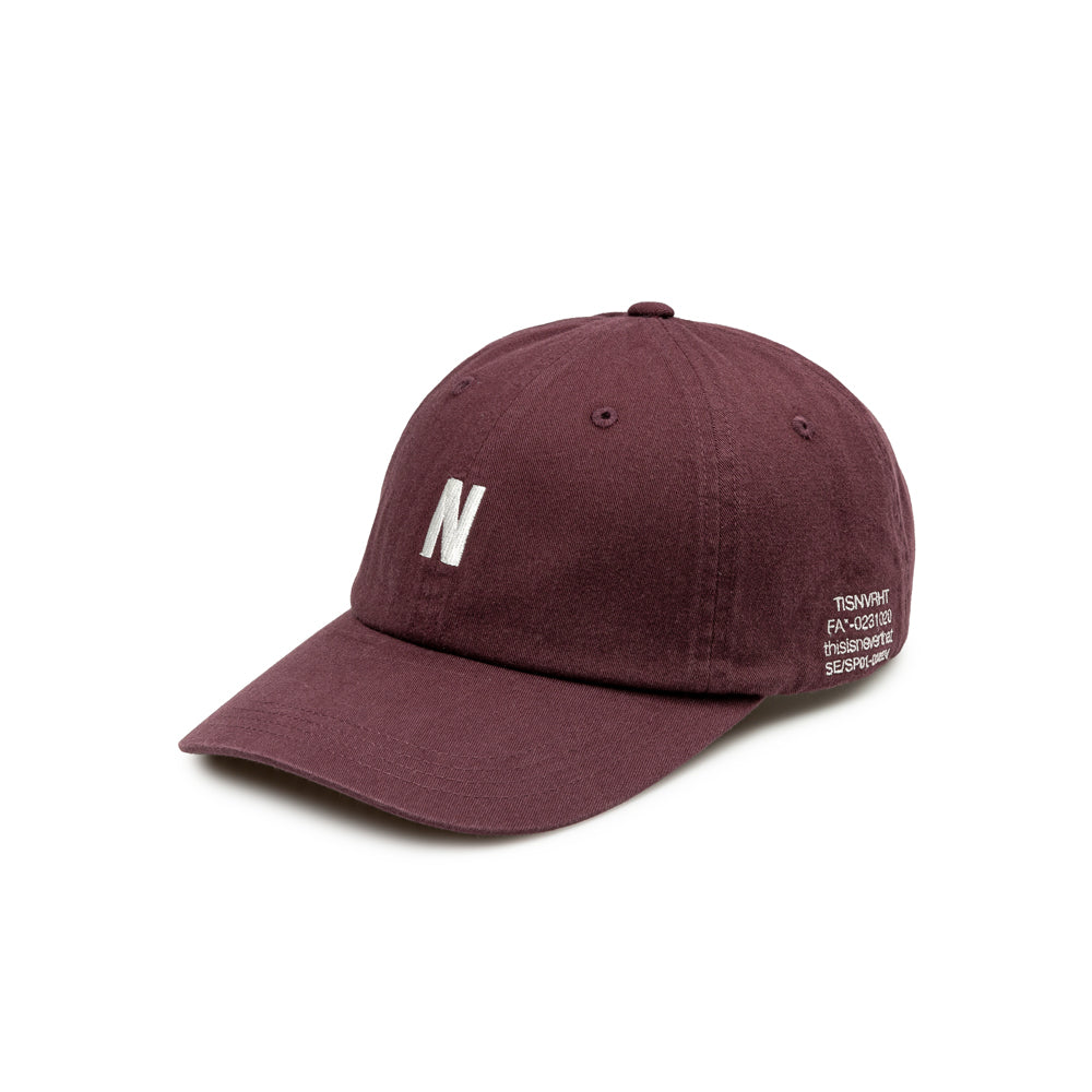 N-Logo Cap | Burgundy