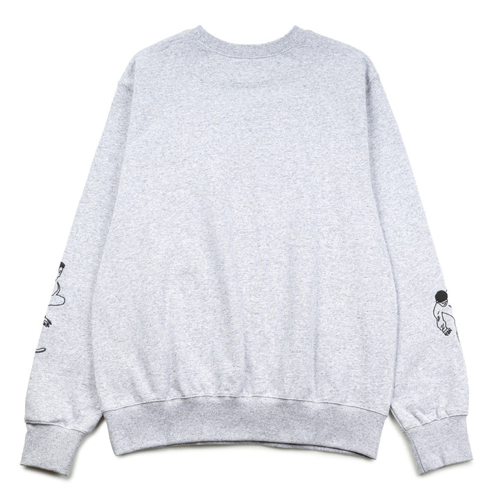 Sketch Embroidery Crewneck | Grey