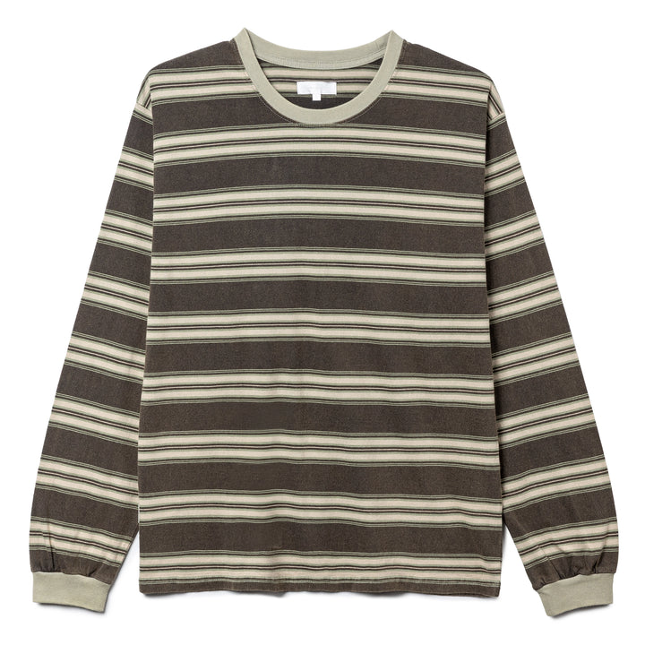 Striped L/S Tee | Black