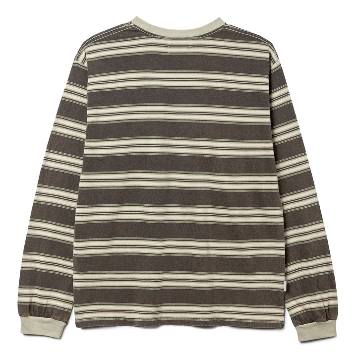Striped L/S Tee | Black