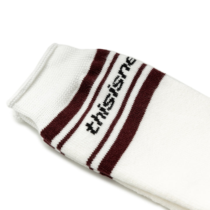 Striped Socks | White