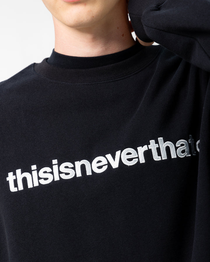 T-Logo Crewneck | Black