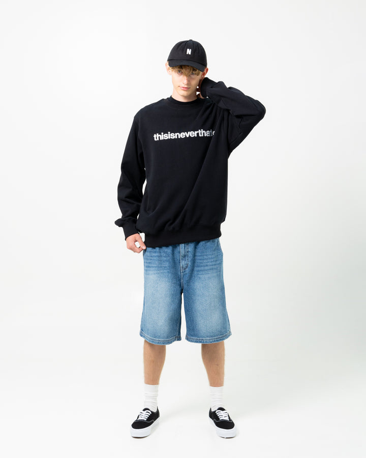 T-Logo Crewneck | Black