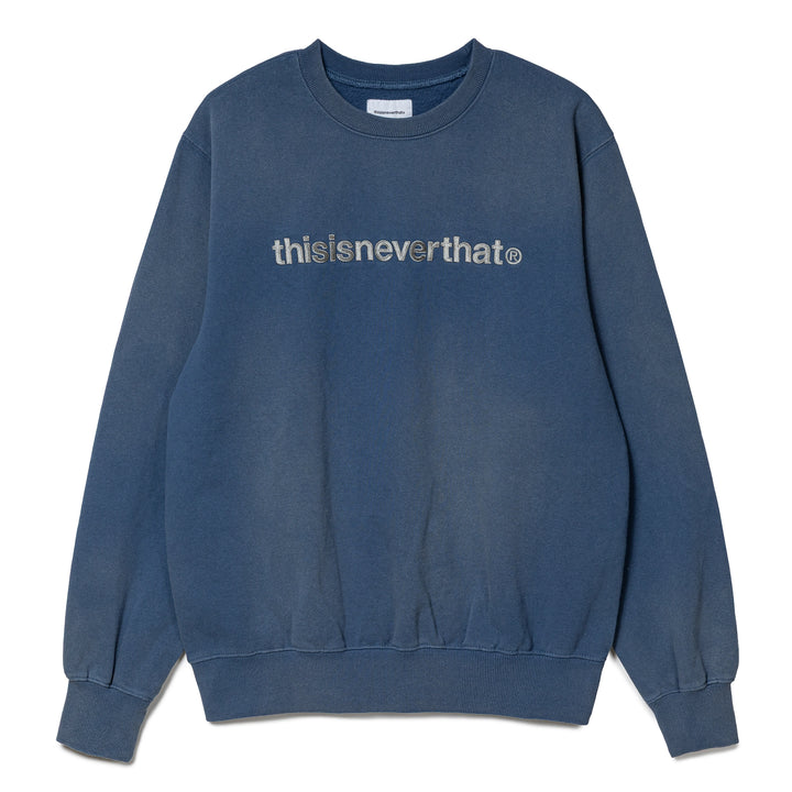 T-Logo Crewneck | Warm Blue
