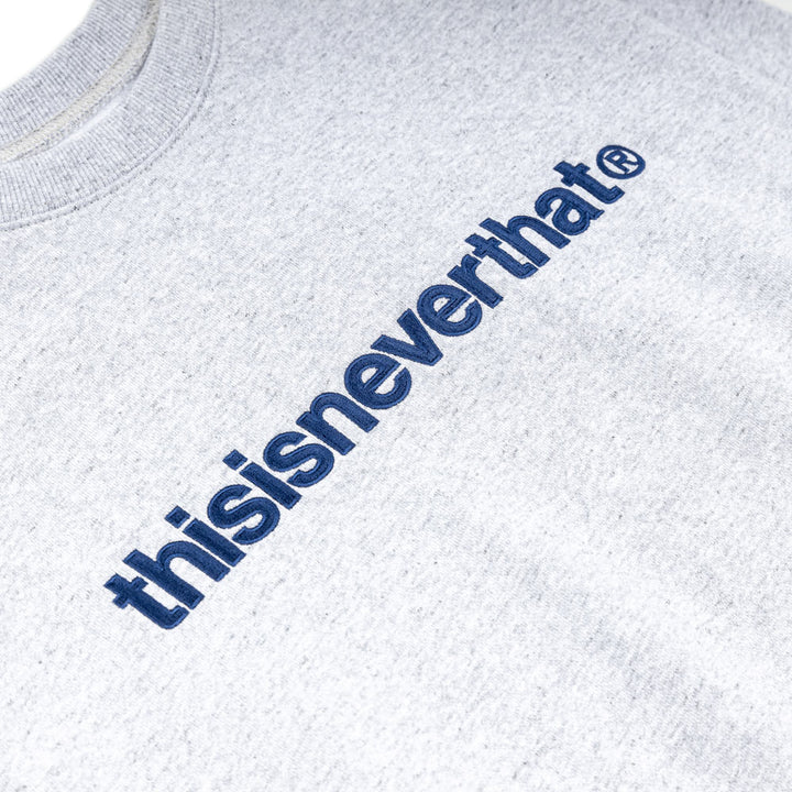 T-Logo Crewneck | Heather Grey