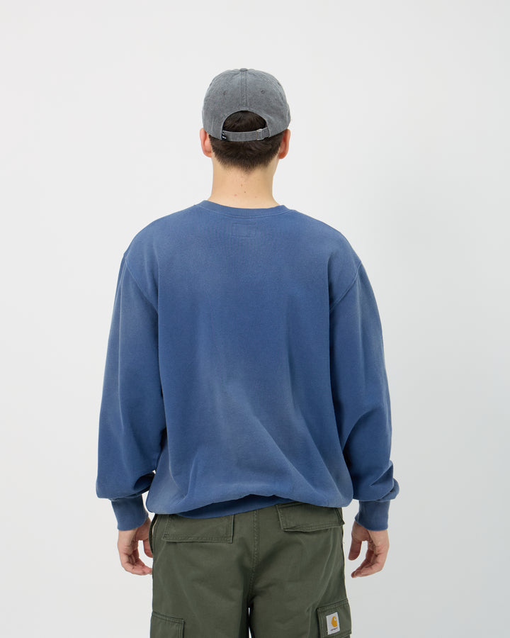 T-Logo Crewneck | Warm Blue