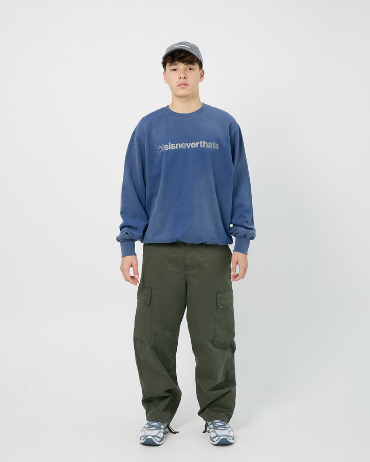 T-Logo Crewneck | Warm Blue