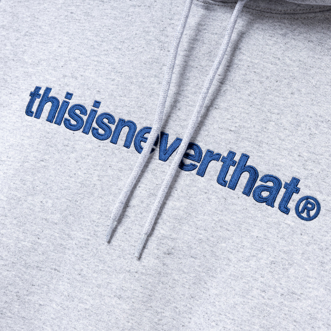 T-Logo Hoodie | Heather Grey