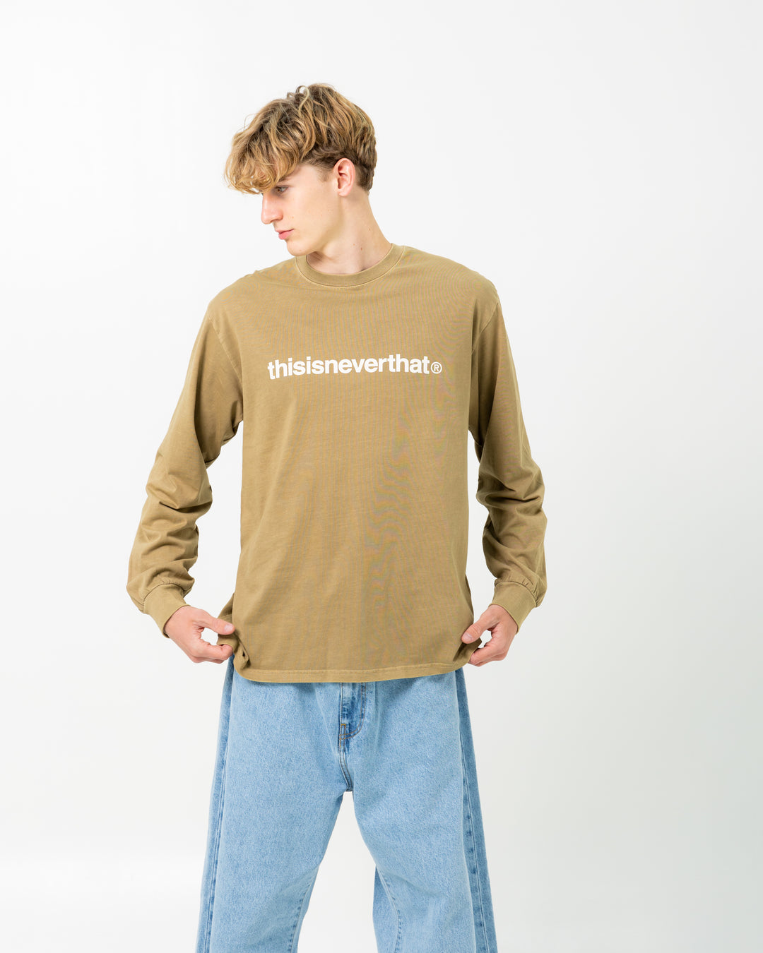 T-Logo L/S Tee | Coffee