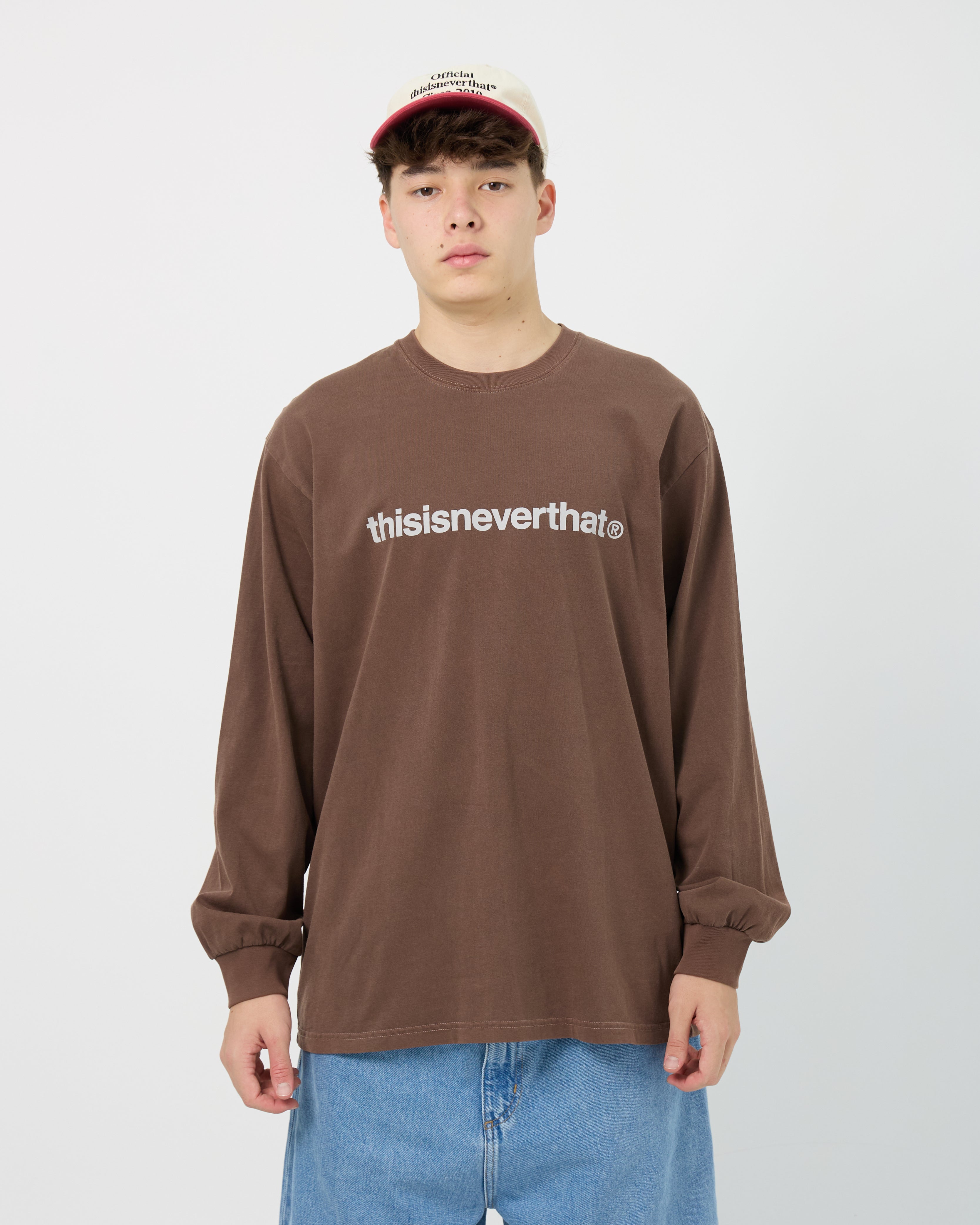 T-Logo L/S Tee | Dark Chocolate