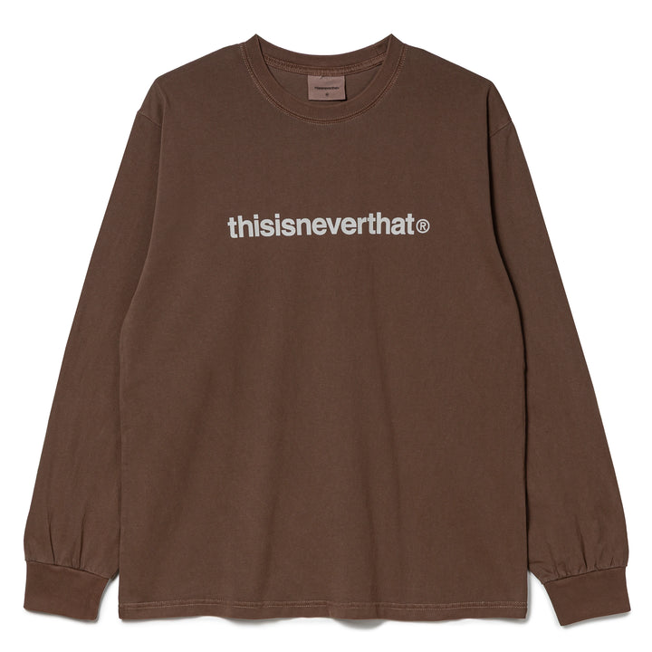 T-Logo L/S Tee | Dark Chocolate
