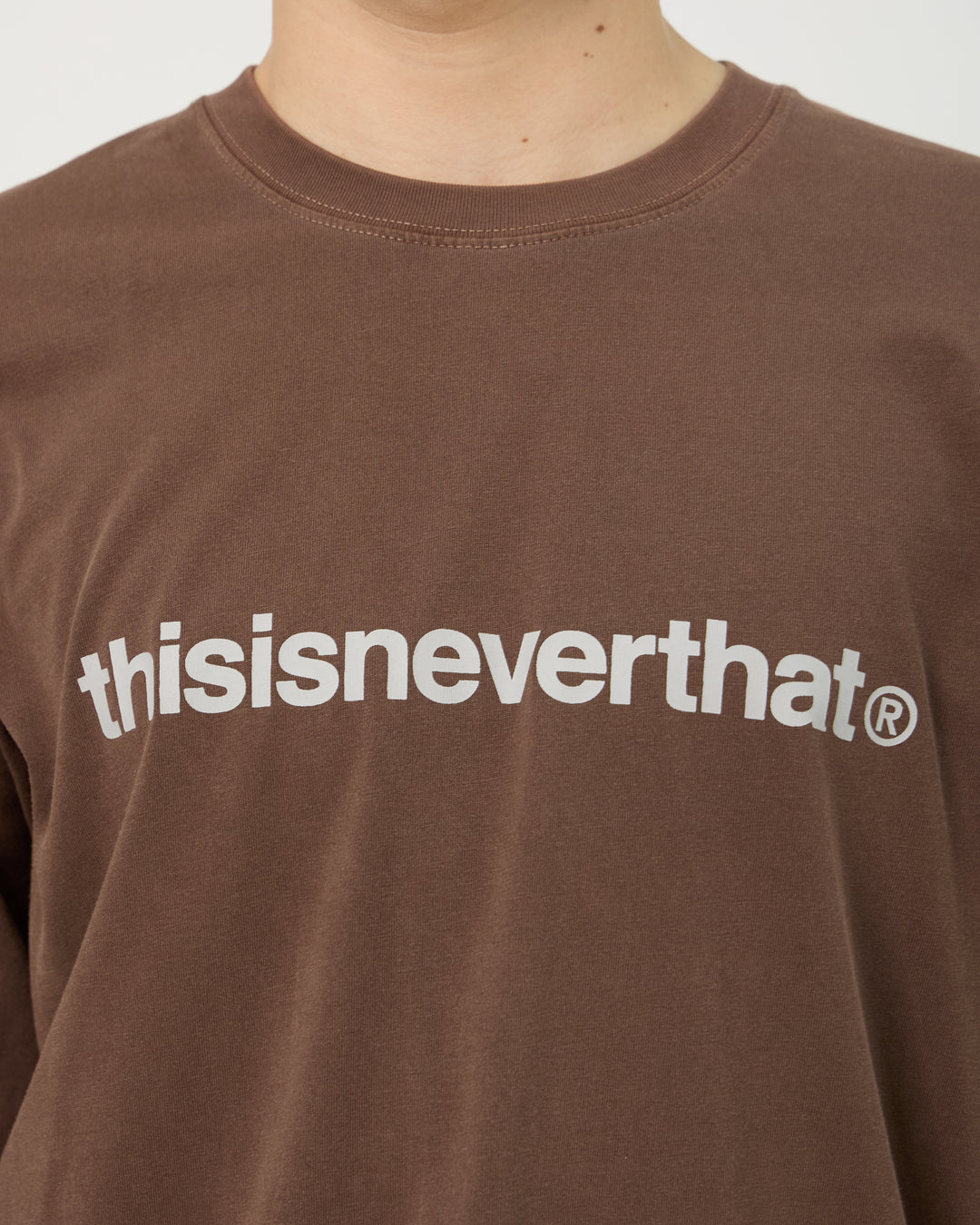 T-Logo L/S Tee | Dark Chocolate