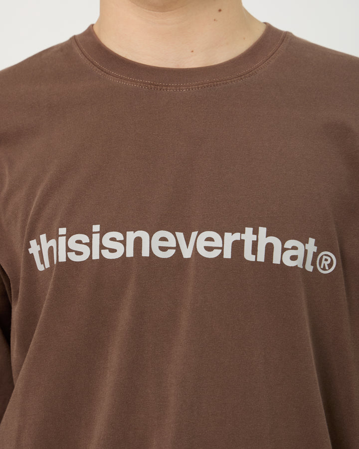 T-Logo L/S Tee | Dark Chocolate