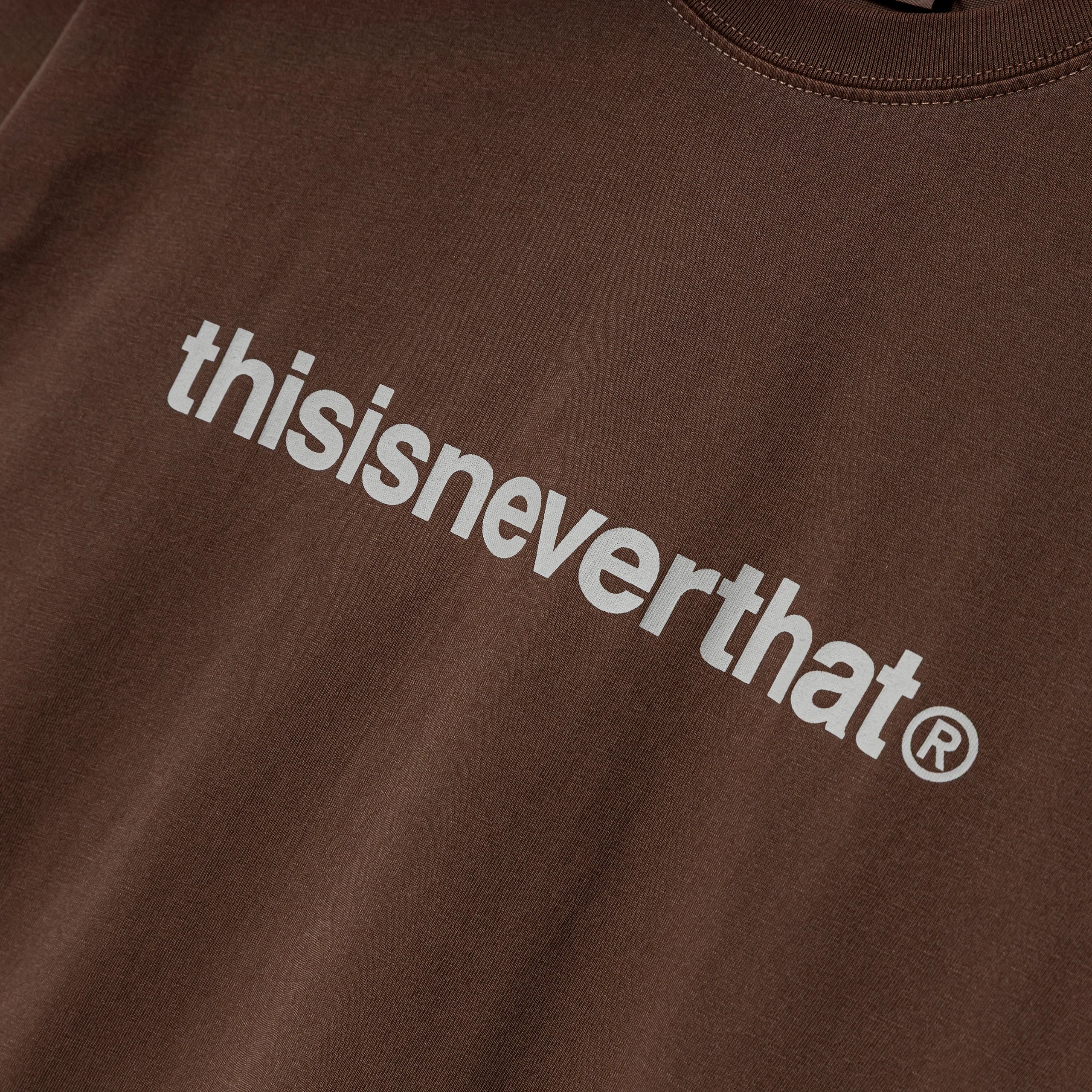 T-Logo L/S Tee | Dark Chocolate