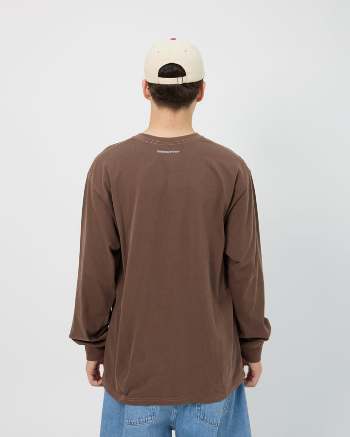 T-Logo L/S Tee | Dark Chocolate