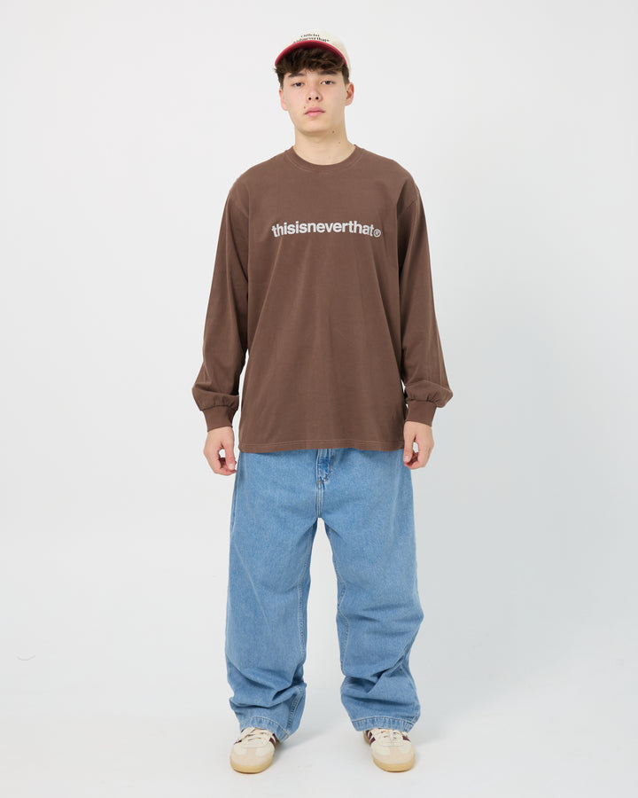 T-Logo L/S Tee | Dark Chocolate