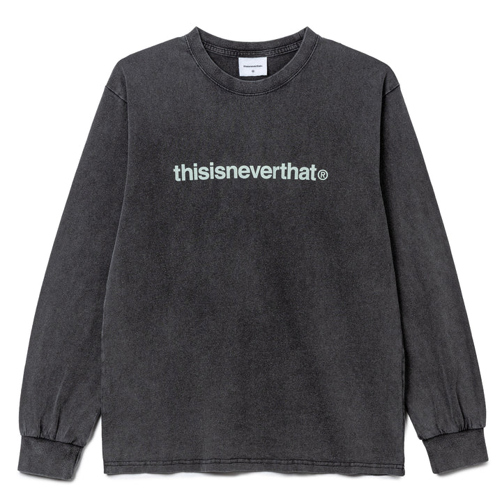 T-Logo L/S Tee | Washed Black