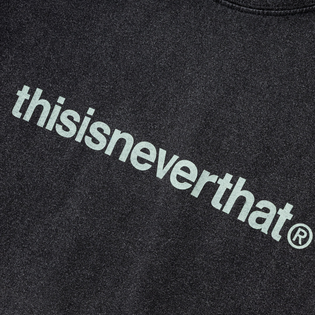 T-Logo L/S Tee | Washed Black