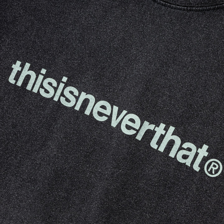 T-Logo L/S Tee | Washed Black