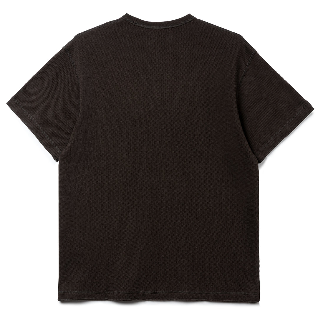 Waffle Tee | Off Black