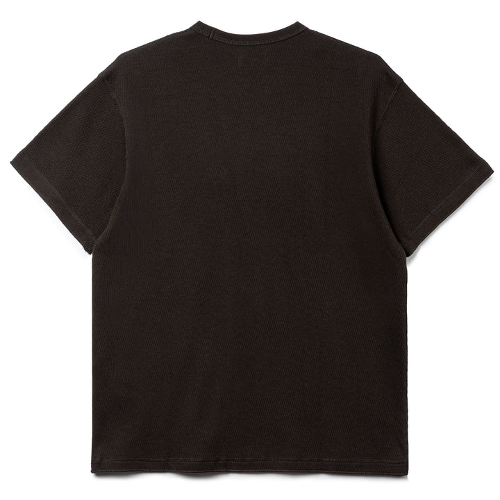 Waffle Tee | Off Black