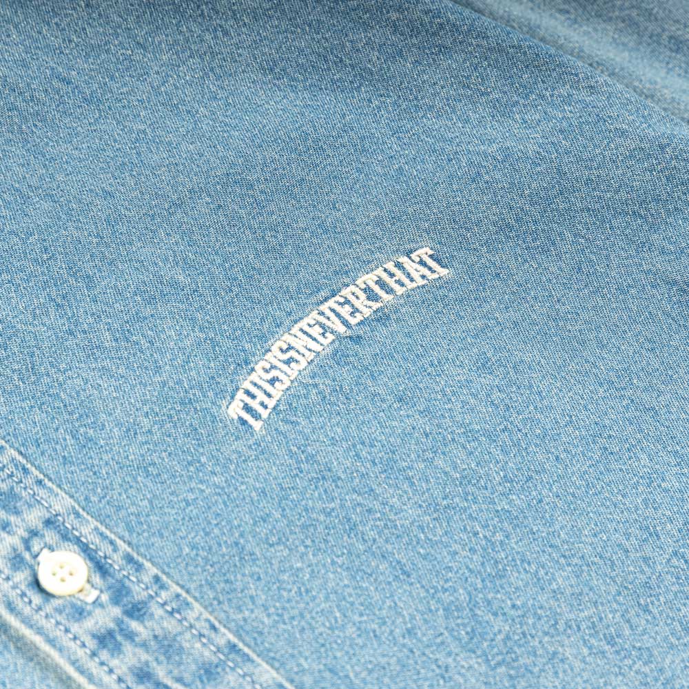 Washed Denim L/S Shirt | Washed Blue