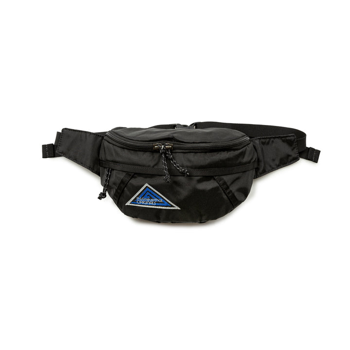 Washed Nylon Waist Bag | Black