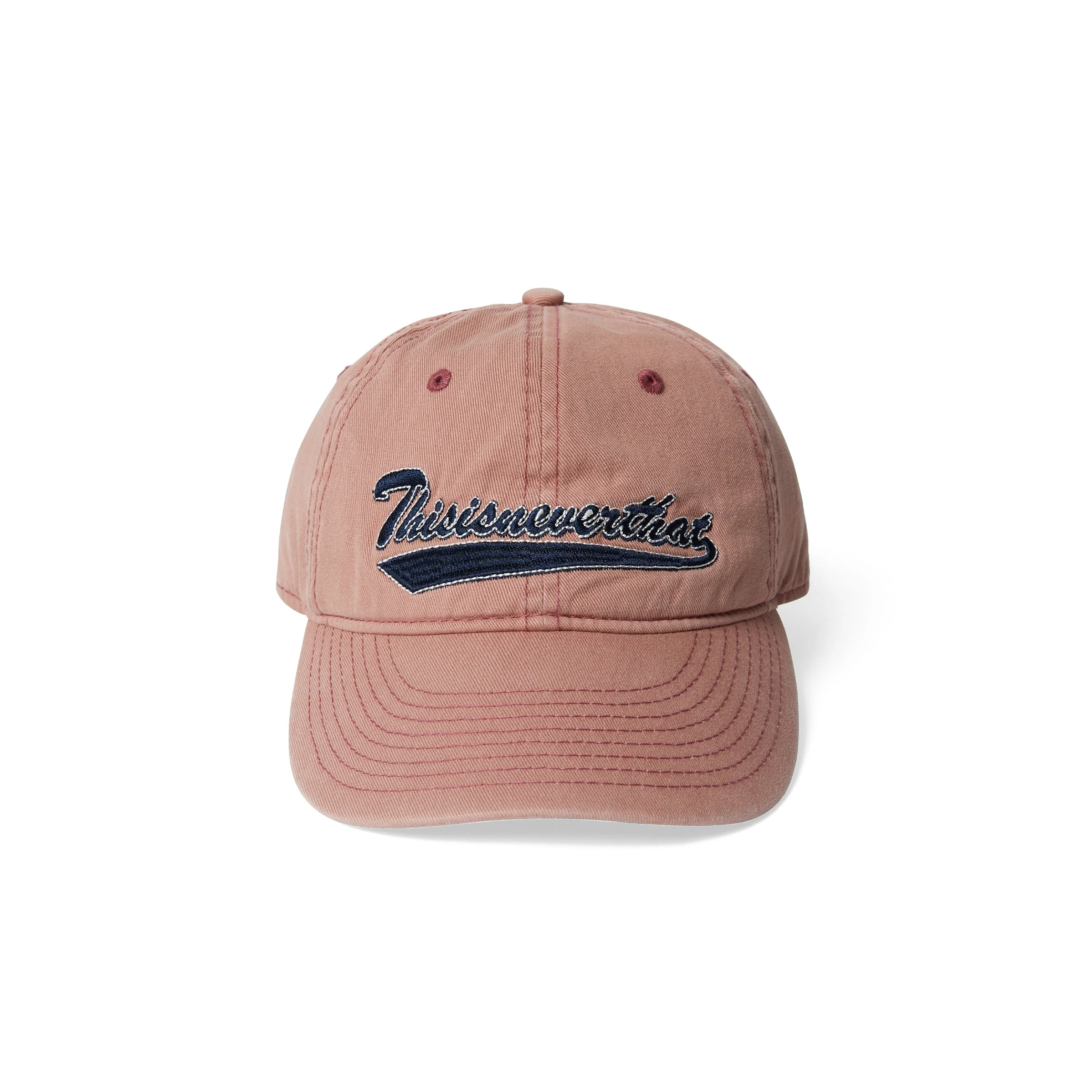 Washed Script Logo Cap | Dusty Pink