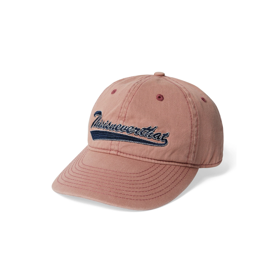 Washed Script Logo Cap | Dusty Pink