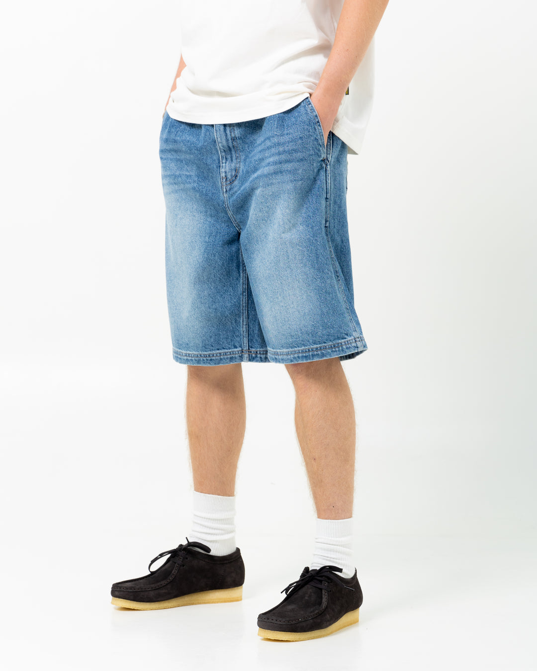 thisisneverthat x Minions Denim Half Short | Blue