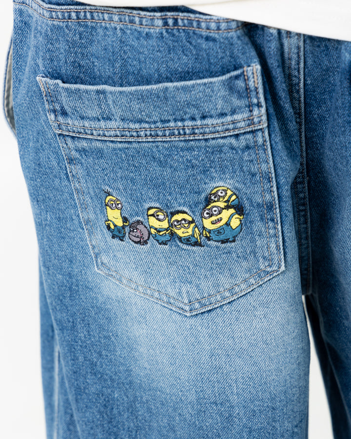 thisisneverthat x Minions Denim Half Short | Blue