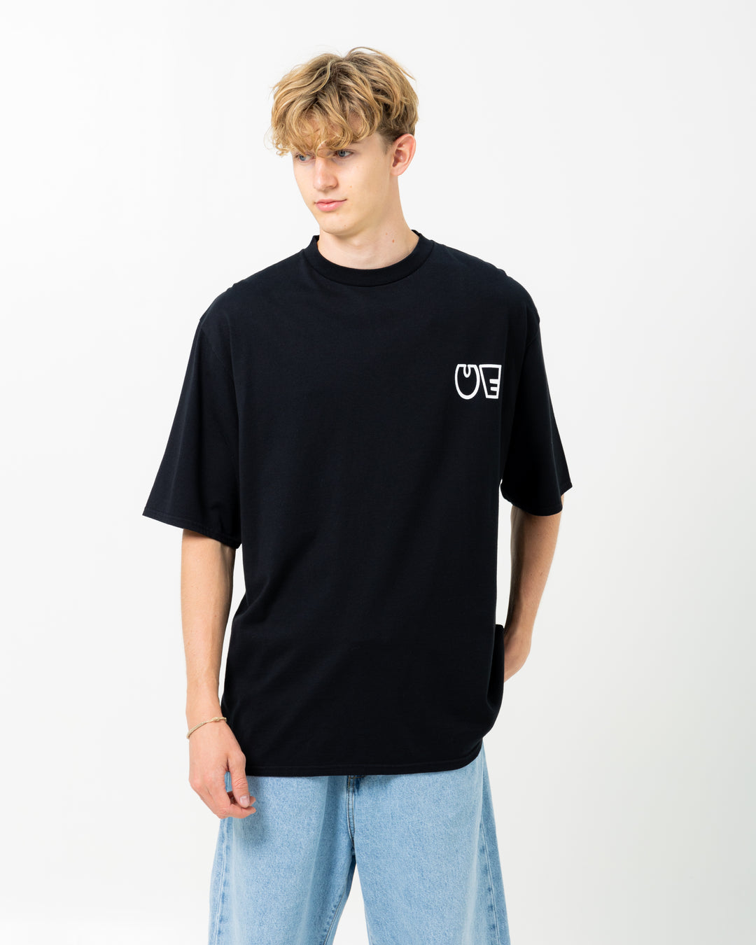 Star Baggy Tee | Black