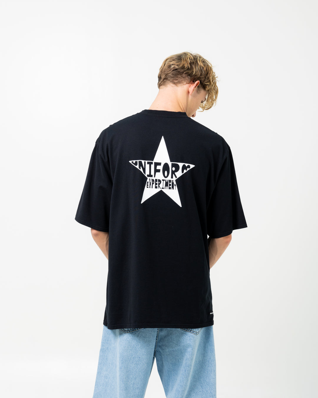 Star Baggy Tee | Black