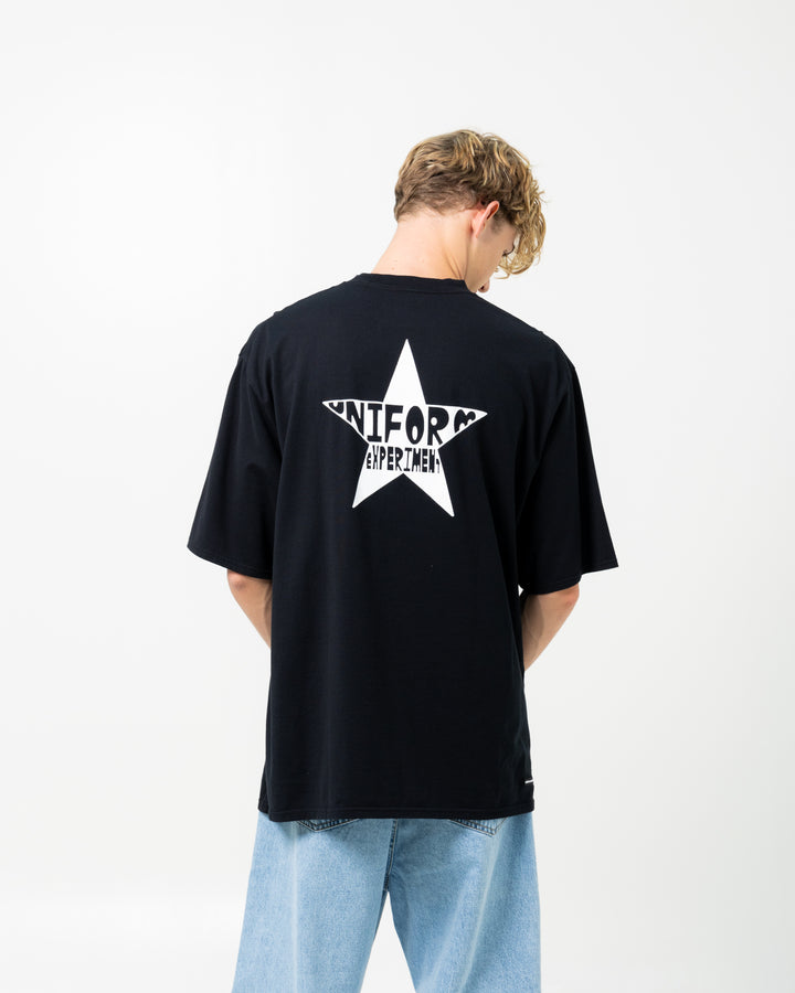 Star Baggy Tee | Black