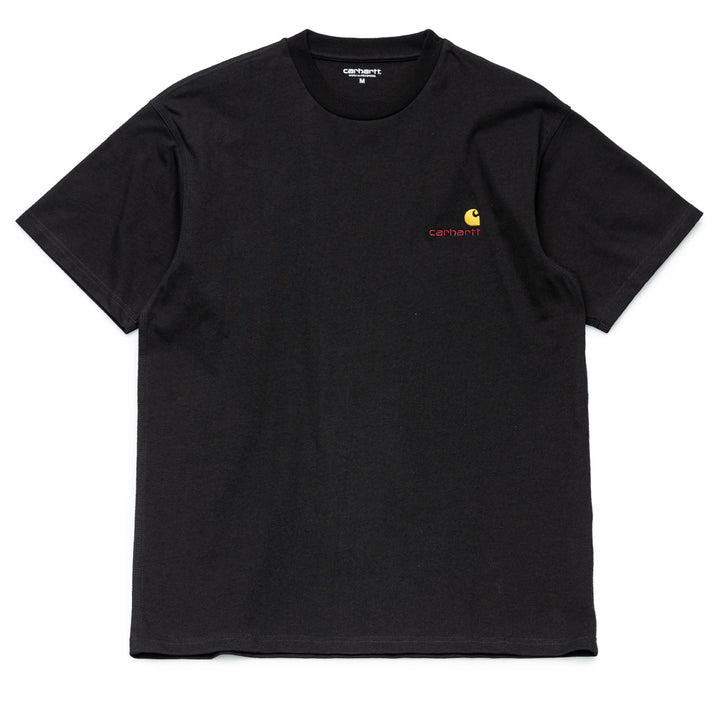 Carhartt WIP American Script Tee | Black - CROSSOVER