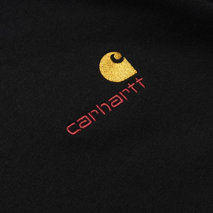 Carhartt WIP American Script Tee | Black - CROSSOVER