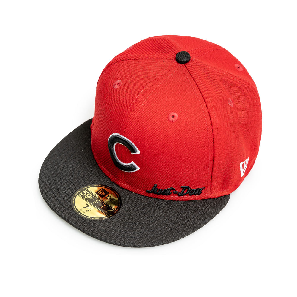 New Era x Just Don Chicago Cubs MLB 59FIFTY Unisex Fitted Cap Red