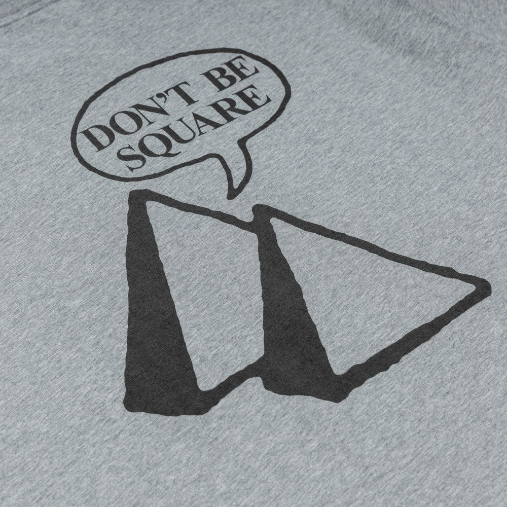 Don't Be A... Inside Out Tee | Grey Marl