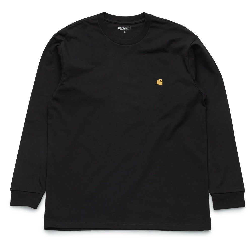 Carhartt WIP Chase L/S Tee | Black - CROSSOVER