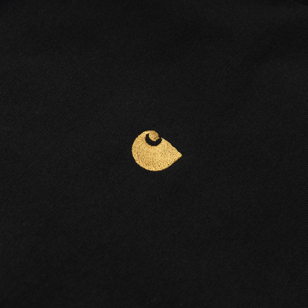 Carhartt WIP Chase L/S Tee | Black - CROSSOVER