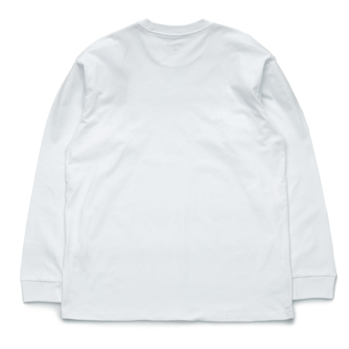 Carhartt WIP Chase L/S Tee | White - CROSSOVER