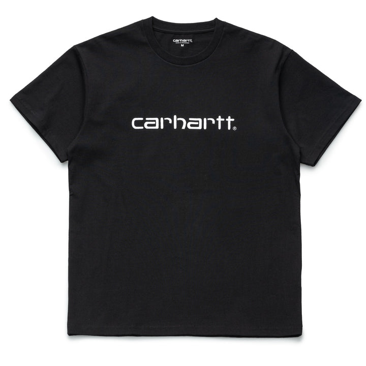 Carhartt WIP Carhartt Embroidery Tee | Black - CROSSOVER