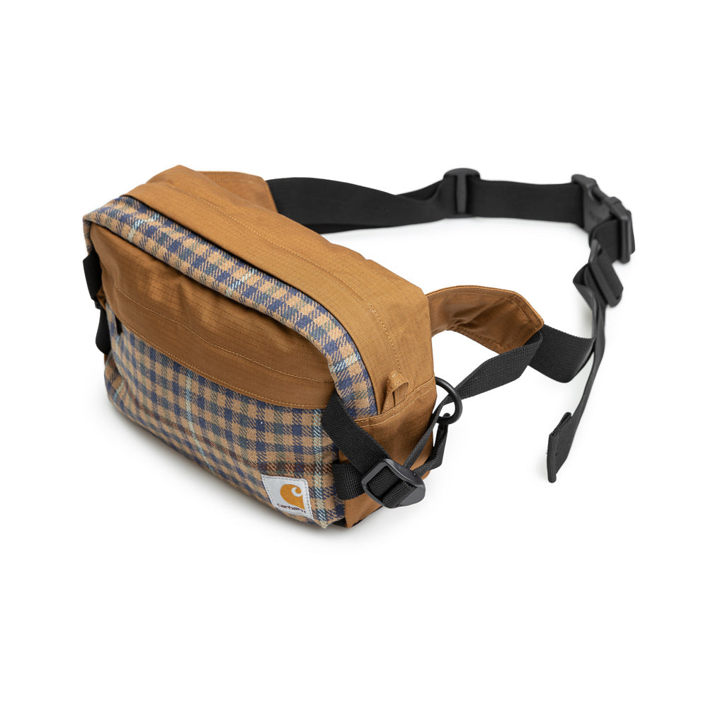 CARHARTT WIP: Carhartt crossbody bag with logo - Brown  Carhartt Wip  shoulder bag I030112 online at