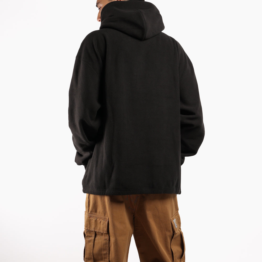 Hooded Peyton Fleece Sweatshirt | Black