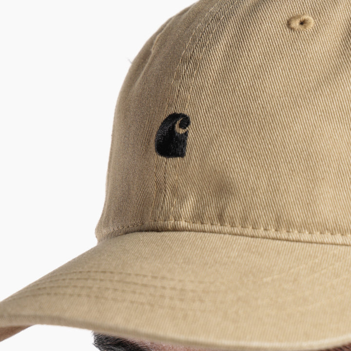 Madison Logo Cap | Leather Black