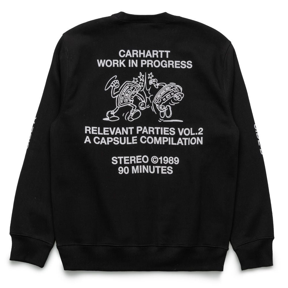 Carhartt WIP Carhartt WIP x Relevant Parties Vol.2 Sweatshirts | Black - CROSSOVER