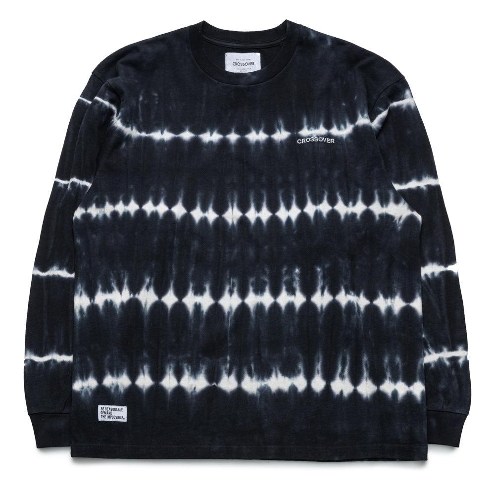 Crossover Consume 'Tie Dye' L/S Tee | Black - CROSSOVER
