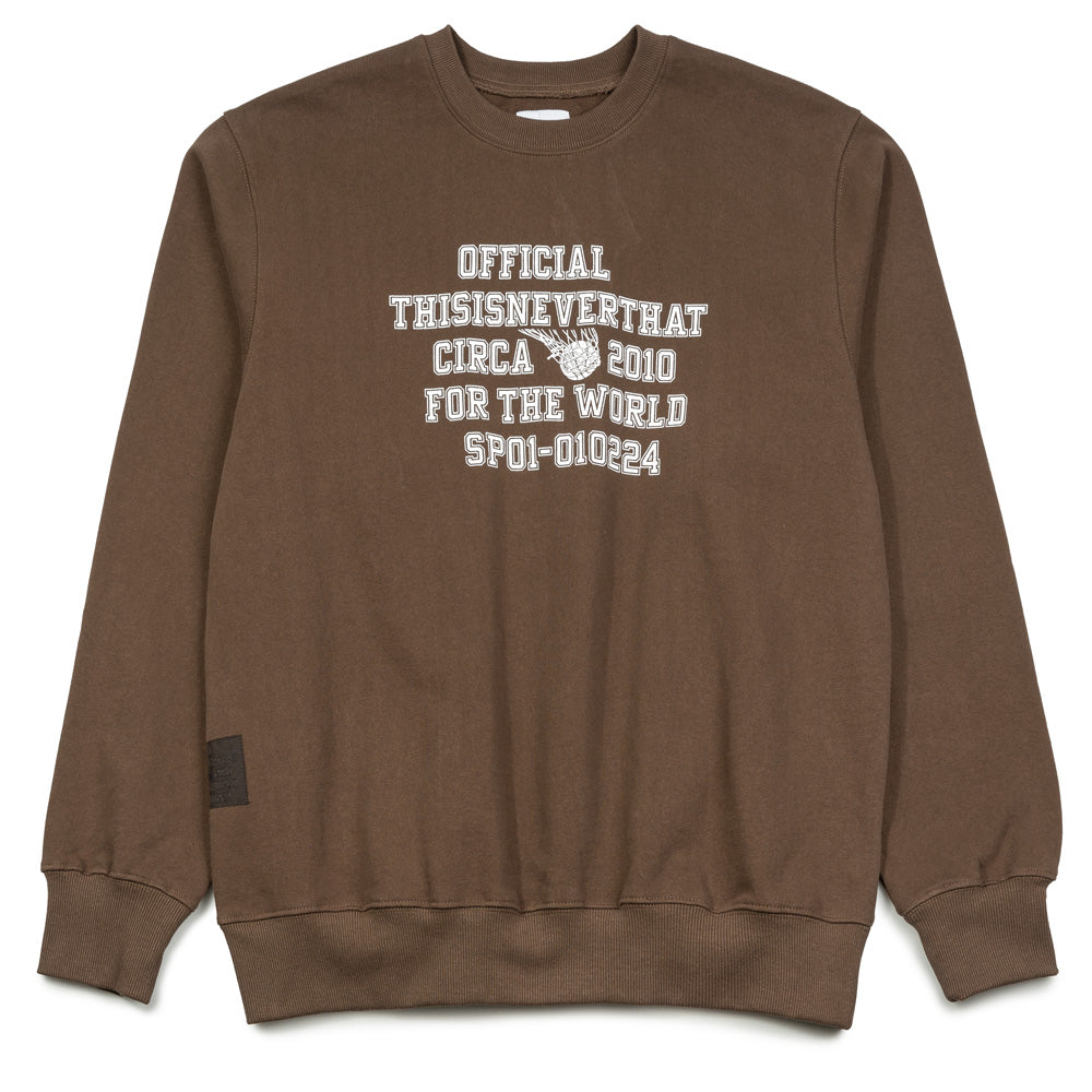 For The World Crewneck | Brown