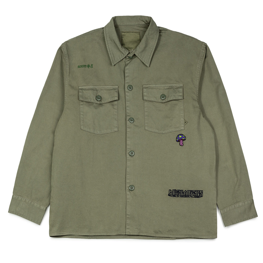 Garmentdyed Army Shirt | Olive