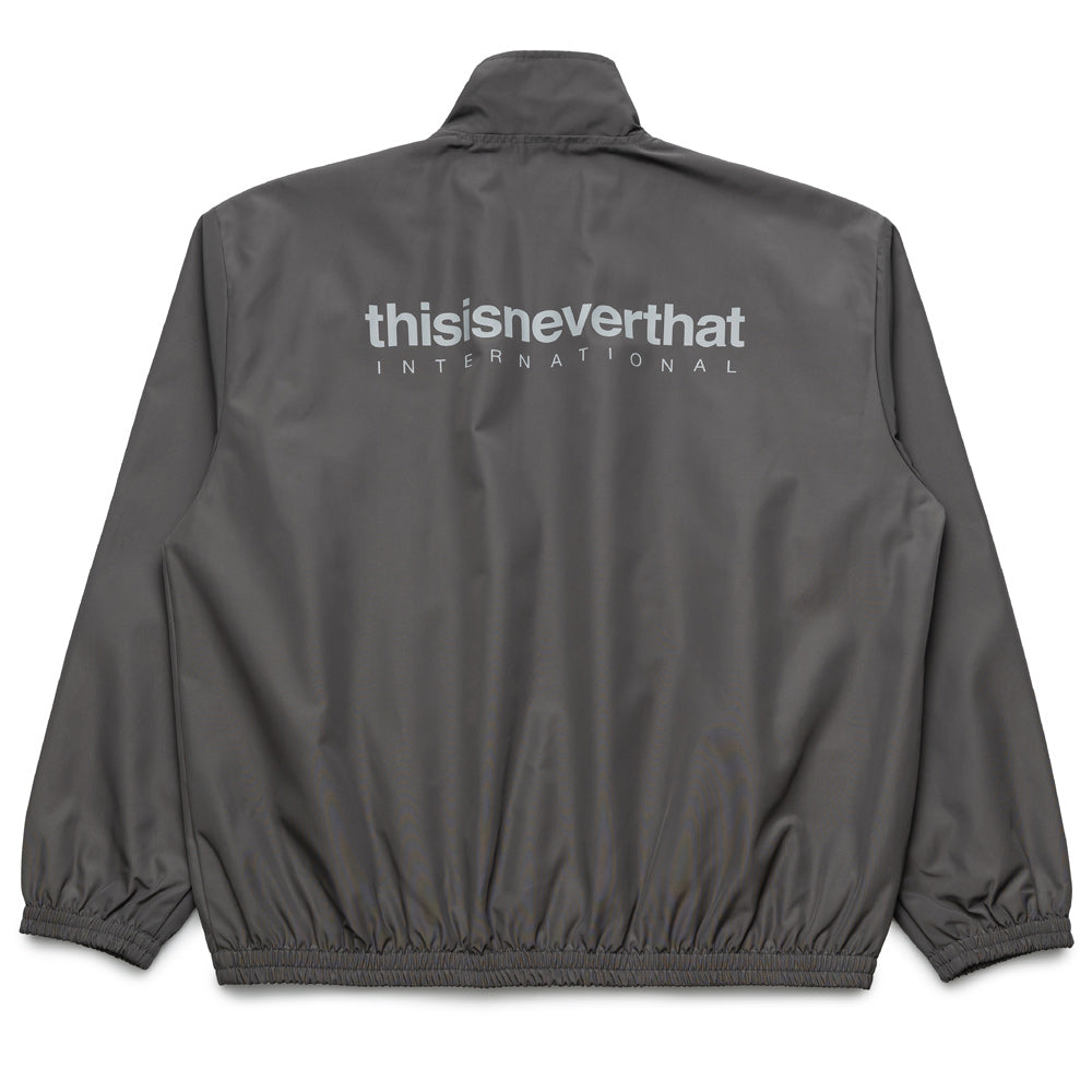 thisisneverthat INTL. Team Jacket | Charcoal - CROSSOVER